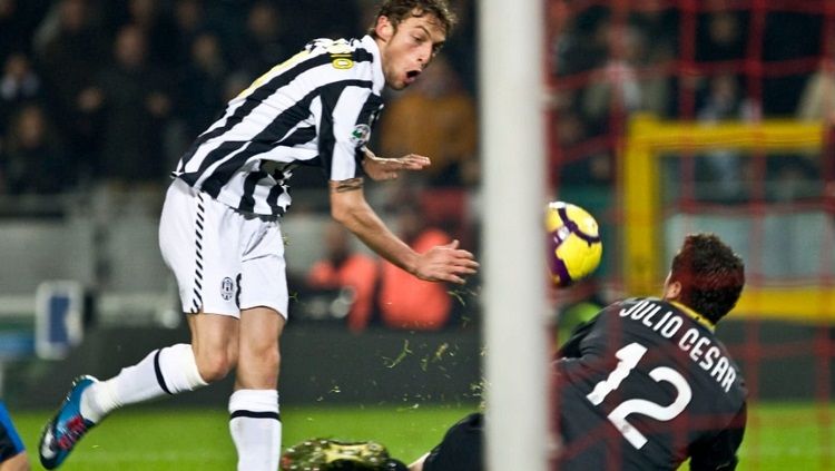 Detik-detik gol gelandang Juventus, Claudio Marchisio, ke gawang Inter Milan dalam pertandingan Serie A Italia, 4 Desember 2009. Copyright: © Twitter Claudio Marchisio