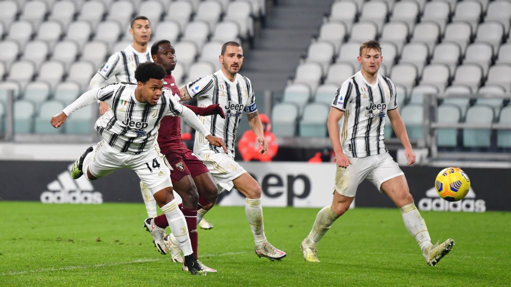 Juventus berhasil memenangkan laga kontra Torino di pekan lanjutan Serie A Liga Italia. Copyright: © Valerio Pennicino/Getty Images