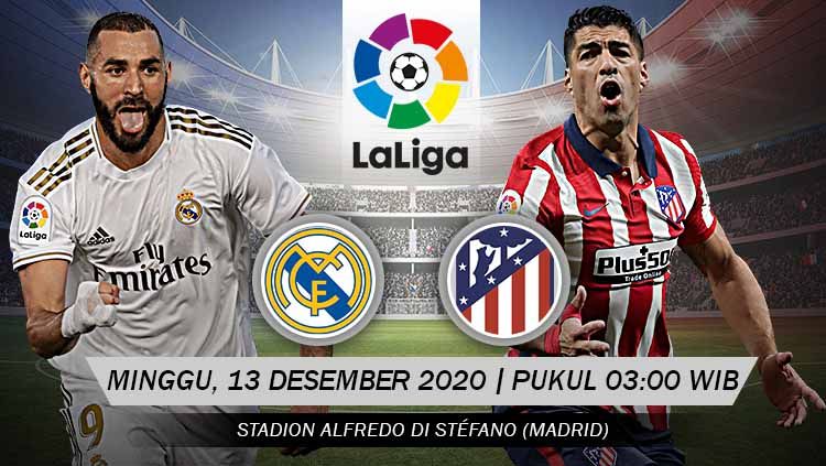 Link Live Streaming LaLiga Spanyol: Real Madrid vs Atletico Copyright: © Grafis: Yanto/Indosport.com
