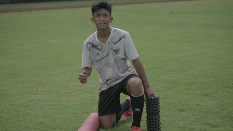 Pemain muda PSS Sleman dan Timnas Indonesia U-16, Jovan Adestya. Copyright: © PSSI