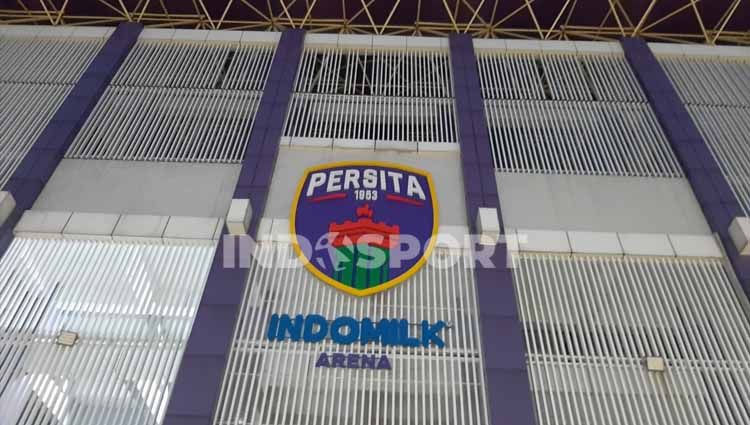 Indomilk Arena, markas Persita Tangerang. Copyright: © Petrus Manus Da'Yerimon/INDOSPORT