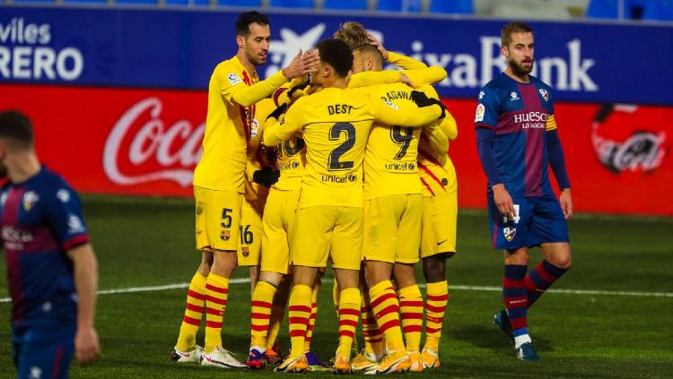 Hasil Pertandingan Laliga Spanyol Huesca Vs Barcelona 3 Poin Sempurna Indosport