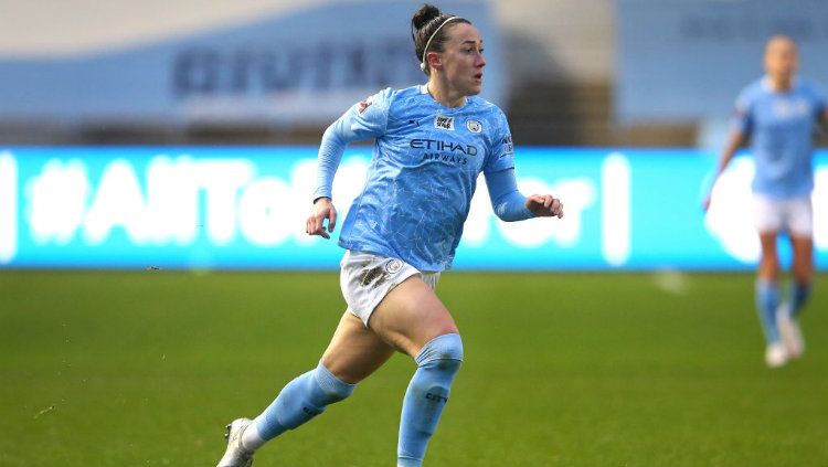 Pesepakbola wanita terbaik FIFA milik Manchester City, Lucy Bronze. Copyright: &copy; Alex Livesey/Getty Images