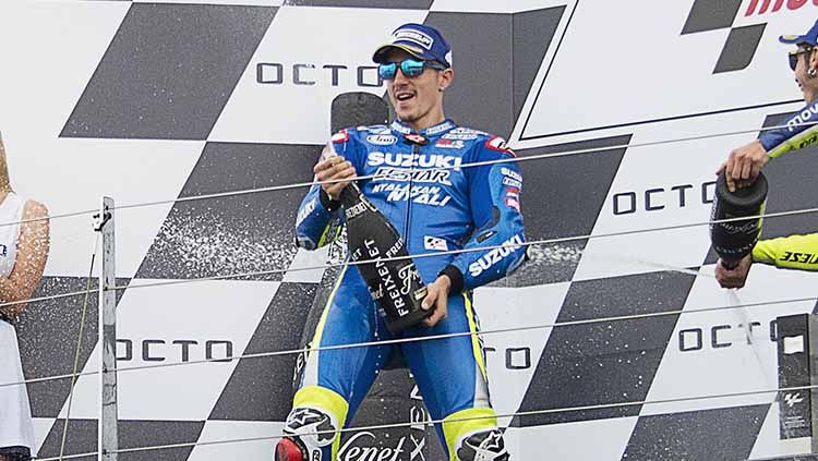 Pembalap Team Suzuki MotoGP asal Spanyol, Maverick Vinales. Copyright: © Mirco Lazzari gp/Getty Images