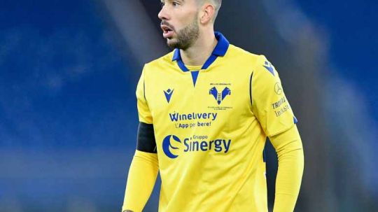 Mattia Zaccagni, pemain Hellas Verona. Copyright: © Giuseppe Maffia/NurPhoto via Getty Images