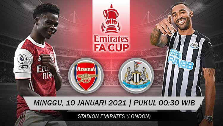 Prediksi Starting XI Arsenal vs Newcastle United Piala Pramusim
