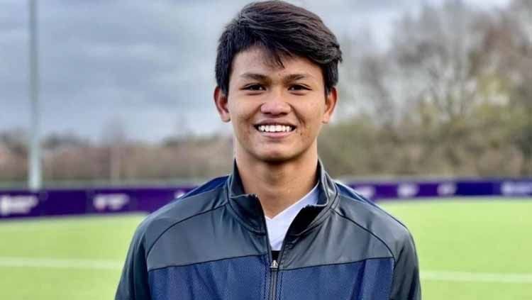 Bek muda PSS Sleman di Garuda Select, Hokky Caraka Bintang Briliant, yang kini menjadi striker andalan di Timnas Indonesia U-19 Copyright: © Garuda Select