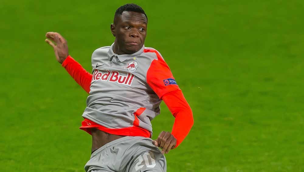 Patson Daka, pemain RB Salzburg. Copyright: © Harry Langer/DeFodi Images via Getty Images