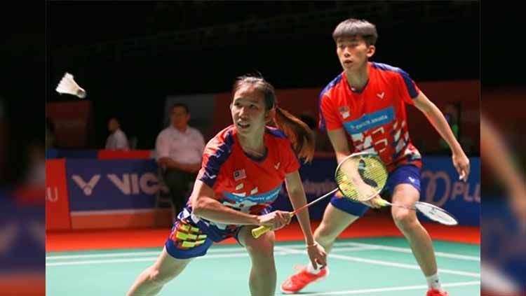 Jelang hadapi Wang Yilyu/Huang Dongping di Indonesia Open 2022, ganda campuran Malaysia Chan Peng Soon/Cheah Yee See mengaku cukup gentar. Copyright: © Chinapress.com