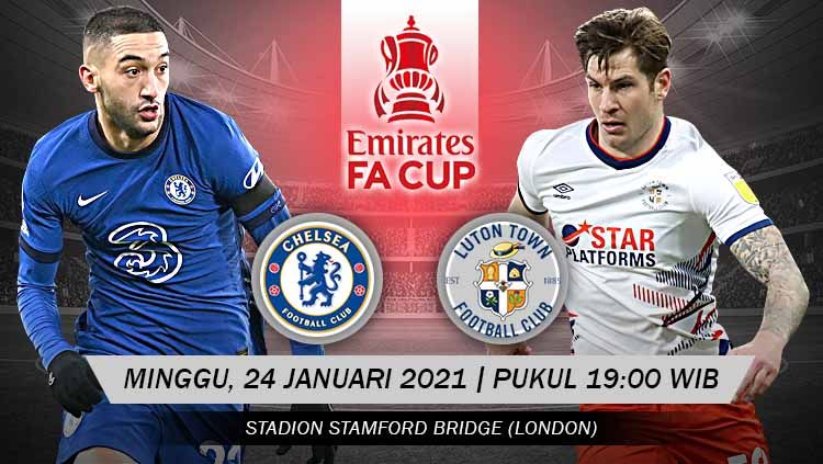 Link Live Streaming Piala Fa Chelsea Vs Luton Town Indosport