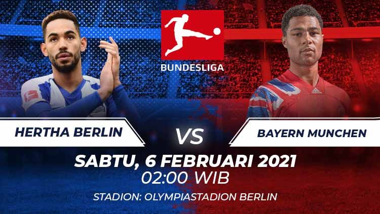 Hertha Berlinv vs Bayern Munchen. Copyright: © Grafis:Frmn/Indosport.com