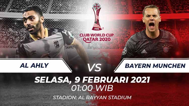 Berikut prediksi Club World Cup antara Al Ahly vs Bayern Munchen. Copyright: © Grafis:Frmn/Indosport.com