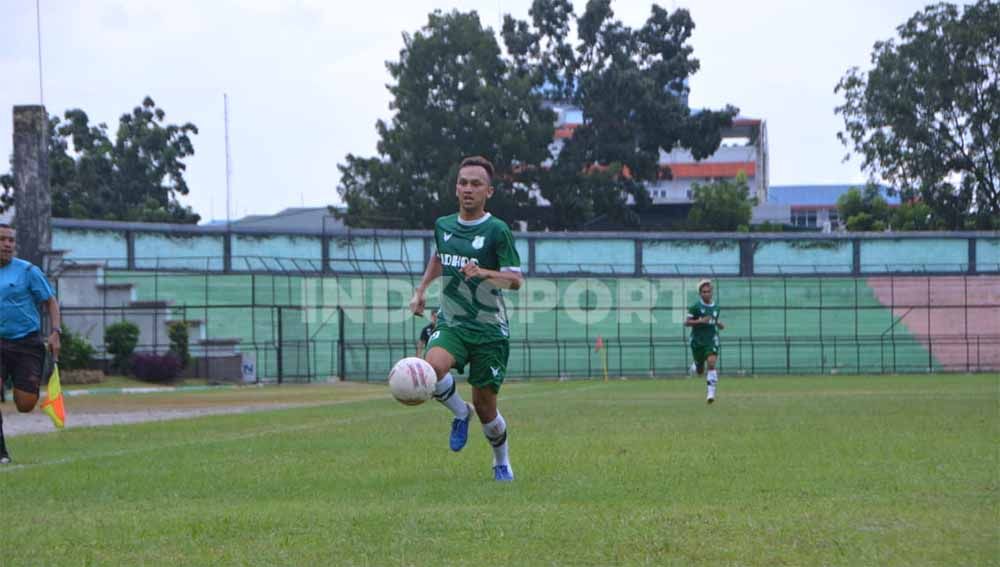 Pemain PSMS Medan musim 2020, Rachmad Hidayat. Copyright: © Aldi Aulia Anwar/INDOSPORT