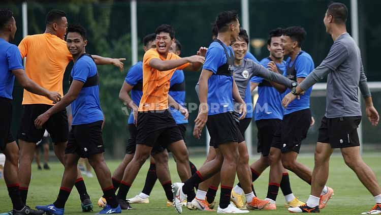 Para pemain Timnas Indonesia akan dipulangkan ke klub masing-masing setelah laga uji coba. Copyright: © Herry/Indosport