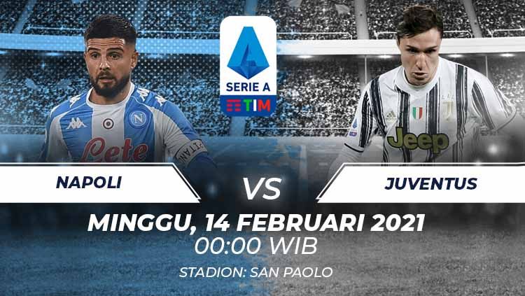 Berikut kami rangkum fakta dan data jelang duel antara Napoli vs Juventus pada pekan ke-22 Liga Italia 2020-2021. Copyright: © Grafis:Frmn/Indosport.com