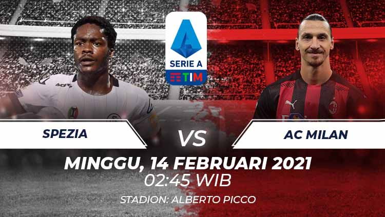 Link Live Streaming Serie A Liga Italia: Spezia vs AC Milan Copyright: © Grafis:Frmn/Indosport.com
