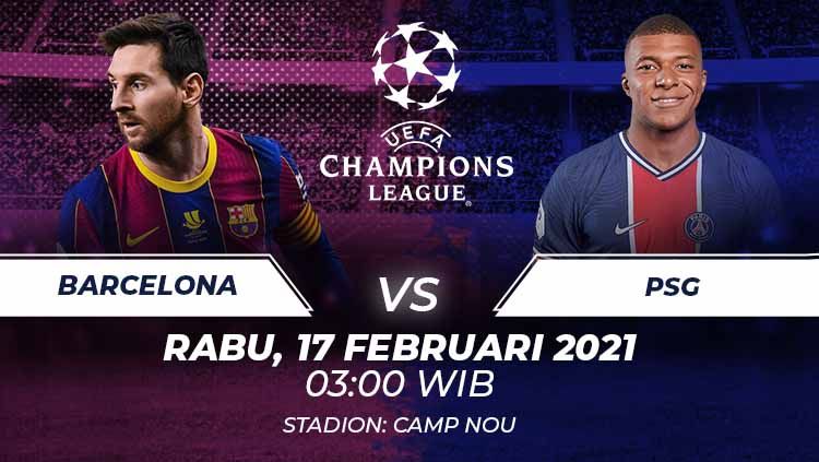 Link Live Streaming Liga Champions Barcelona Vs Paris Saint Germain Indosport