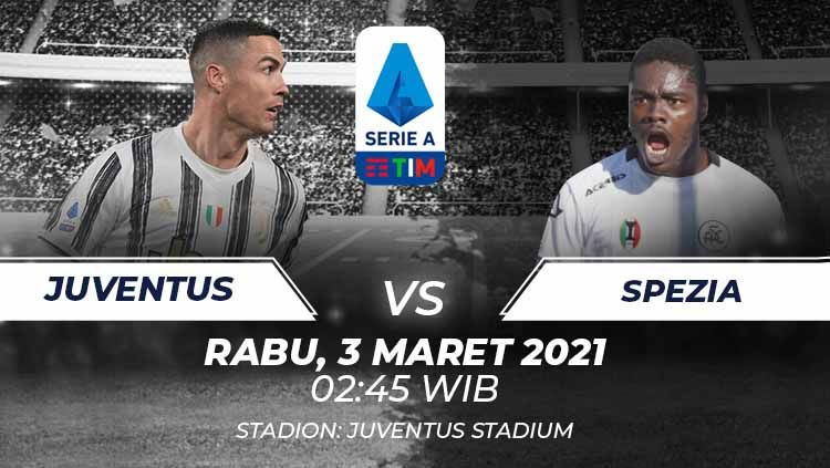 Prediksi Serie A Italia, Juventus vs Spezia. Copyright: © Grafis:Frmn/Indosport.com