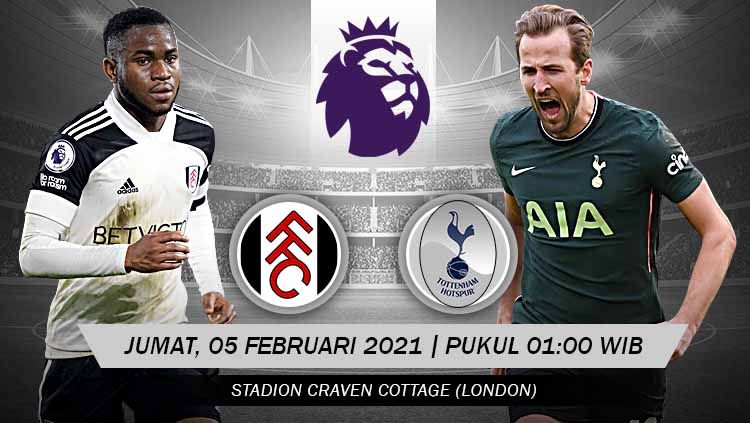 Link Live Streaming Liga Inggris: Fulham vs Tottenham Hotspur Copyright: © Grafis:Yanto/Indosport.com