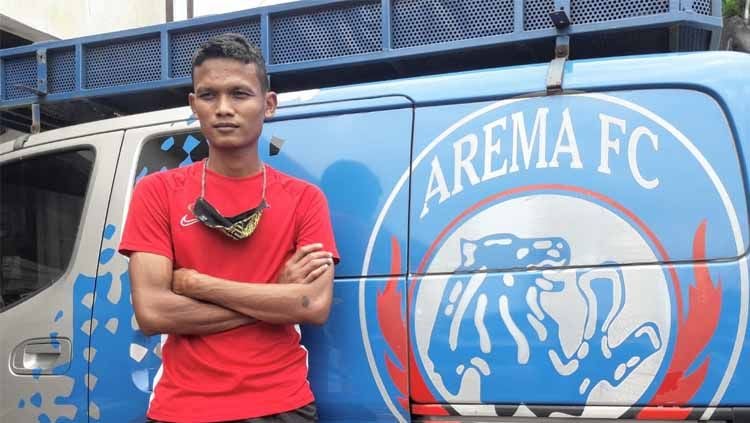 Ikhfanul Alam, bek Arema FC. Copyright: © Ian Setiawan/INDOSPORT