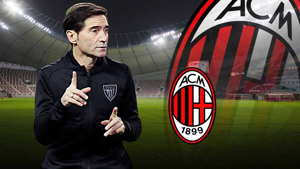 Bedah formasi menjanjikan klub Liga Italia, AC Milan, apabila dilatih oleh pelatih asal Spanyol, Marcelino Garcia Toral. Copyright: © Grafis:Yanto/Indosport.com