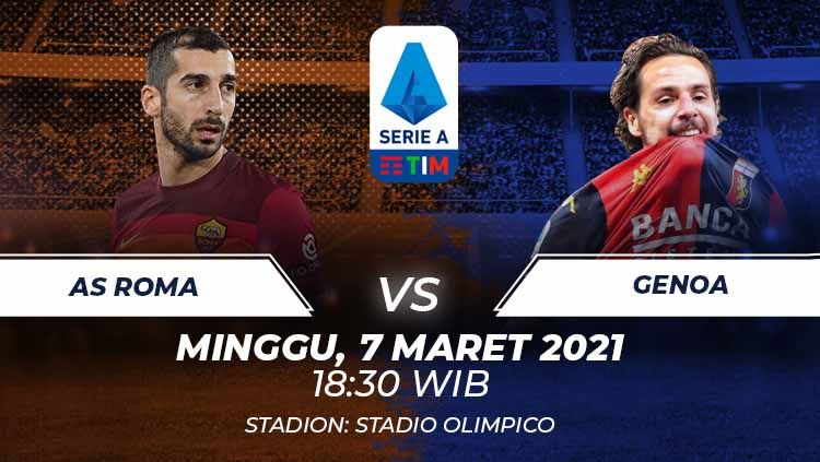 Hasil Serie A Italia AS Roma vs Genoa: Giallorossi Amankan Tiga Poin. Copyright: © Grafis:Frmn/Football265.com