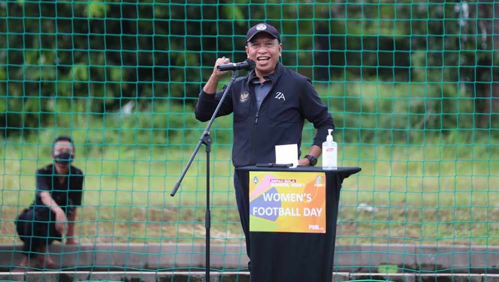 Zainudin Amali memilih bersikap netral saat ditanya jagoannya di final Piala Menpora 2021 yang mempertemukan Persija Jakarta dan Persib Bandung. Copyright: © Kemenpora