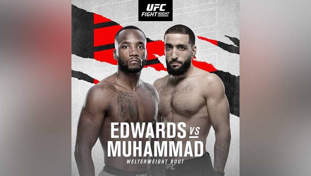 Leon Edwards vs Belal Muhammad jadi kartu utama di UFC Vegas 21. Copyright: © ufc