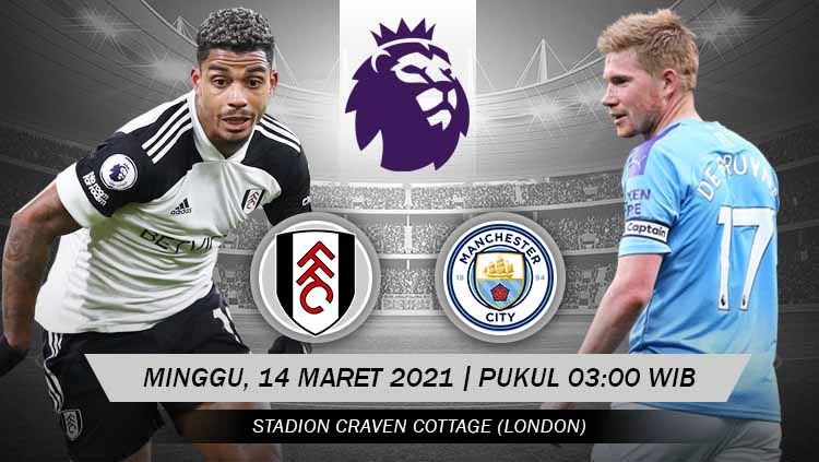Pertandingan Fulham vs Manchester City (Liga Inggris). Copyright: © Grafis:Yanto/Soicaumienbac.cc