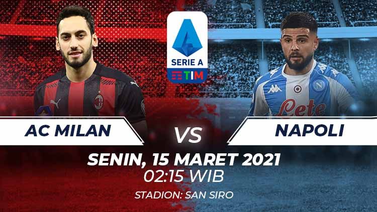 Prediksi Pertandingan Serie A Italia AC Milan vs Napoli: Berpotensi Imbang Copyright: © Grafis:Frmn/Indosport.com