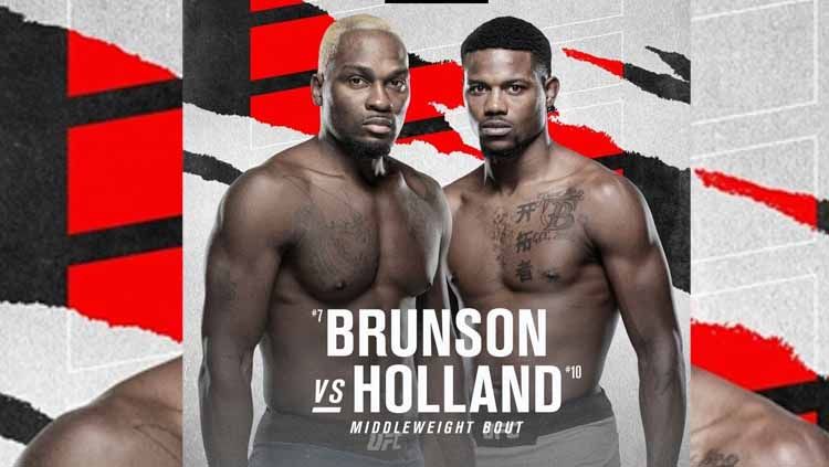 Derek Brunson vs Kevin Holland di UFC Vegas 22 Copyright: © UFC