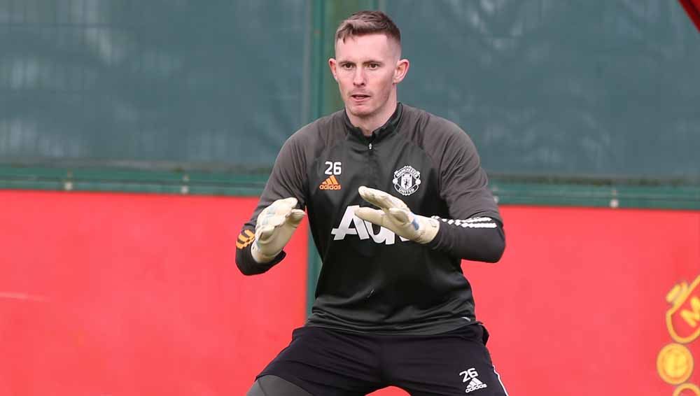 Klub Liga Inggris, Manchester United, selangkah lagi akan berpisah dengan Dean Henderson yang merapat ke Crystal Palace imbas kedatangan Altay Bayindir. Copyright: © Matthew Peters/Manchester United via Getty Images