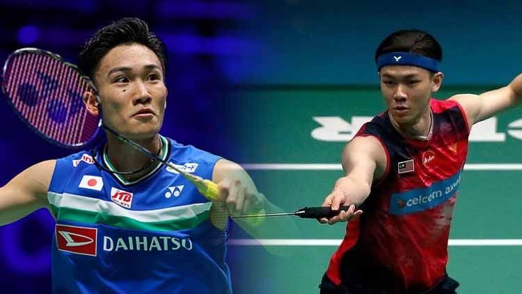 Pebulutangkis asal Jepang, Kento Momota ogah kalah lagi, media Malaysia peringatkan pemain bintangnya, Lee Zii Jia. Copyright: © Badminton Photo