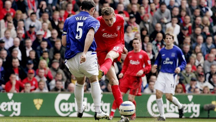 Pertandingan Liga Inggris antara Liverpool kontra Everton, 25 Maret 2006. Copyright: © Squawka Football