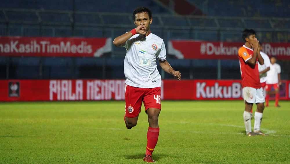 Aksi laga pertandingan antara Borneo FC vs Persija Jakarta pada Piala Menpora 2021. Copyright: © Tim Media Persija Jakarta