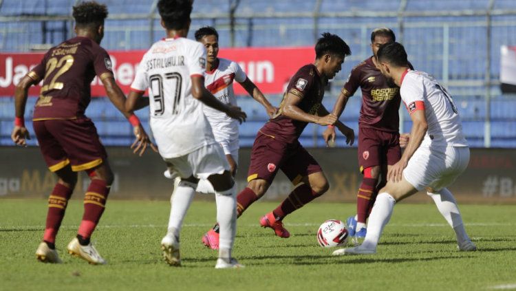 Laga ketiga grup B Piala Menpora anatara PSM vs Borneo FC di Stadion Kanjuruhan Malang, Rabu (31/03/21). Copyright: © Media Officer PSM