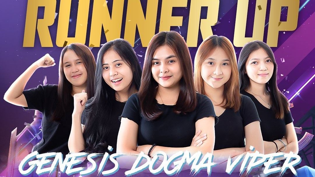 Genesis Dogma Viper, runner-up PMPL Ladies ID S3. Copyright: © @pubgmobile.esports.id/INSTAGRAM