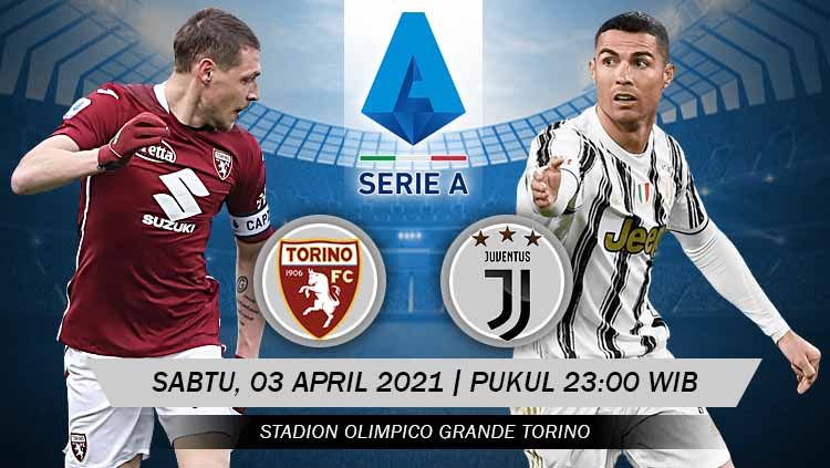Pertandingan Torino vs Juventus (Serie A). Copyright: © Grafis:Yanto/Indosport.com