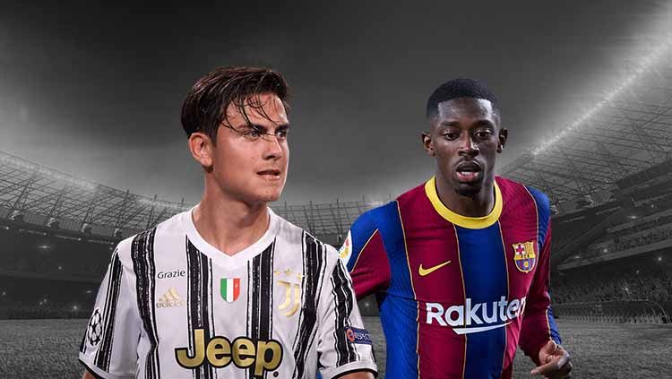 Dybala dan Dembele jadi pemain gratisan di bursa transfer musim panas. Copyright: © Grafis:Frmn/Indosport.com