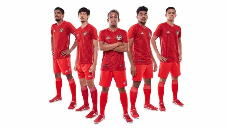 Official Jersey Home untuk Tim Nasional Futsal Indonesia Copyright: © specs_indonesia