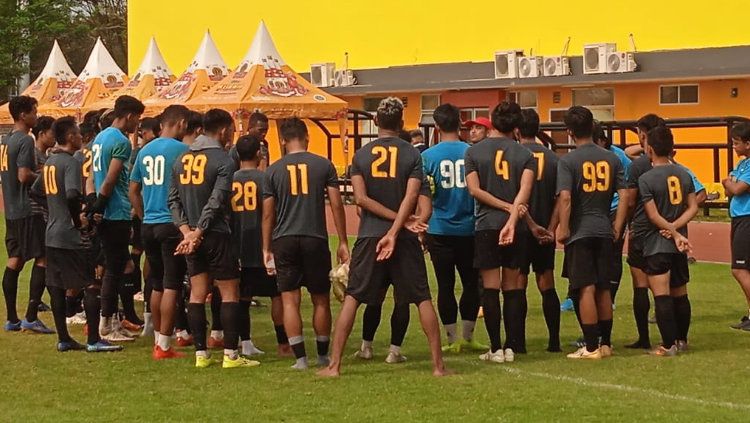 Skuat Sriwijaya FC siap tampil di Piala Walikota Solo 2021. Copyright: © Muhammad Effendi/INDOSPORT