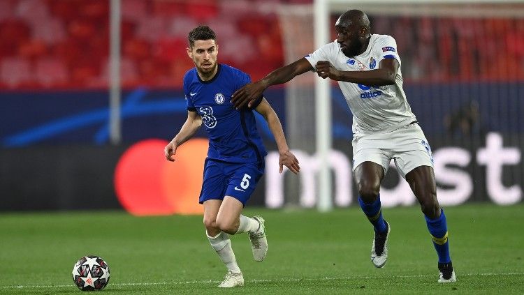 Jorginho di laga Chelsea vs FC Porto Copyright: © twitter.com/ChelseaFC