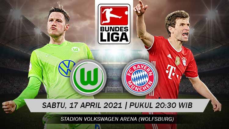 Bayern Munchen akan dijamu Wolfsburg dalam pertandingan lanjutan pekan ke-29 Bundesliga Jerman. Copyright: © Grafis:Yanto/Indosport.com