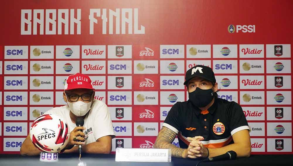 Pelatih Persija Jakarta, Sudirman, sempat dibuat ketar-ketir oleh Persib di final Piala Menpora 2021. Copyright: © Media Persija Jakarta