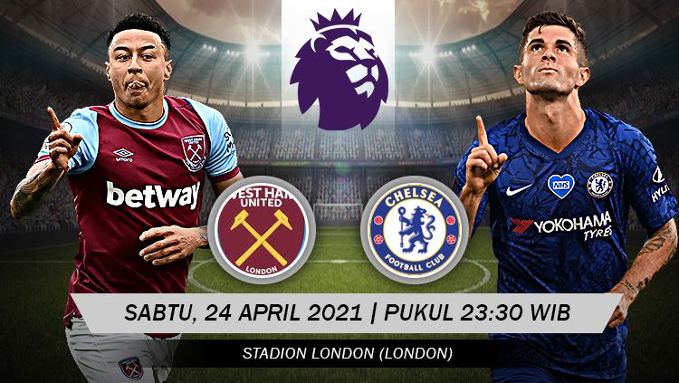 Link Live Streaming Liga Inggris: West Ham vs Chelsea Copyright: © Grafis: Yuhariyanto/INDOSPORT