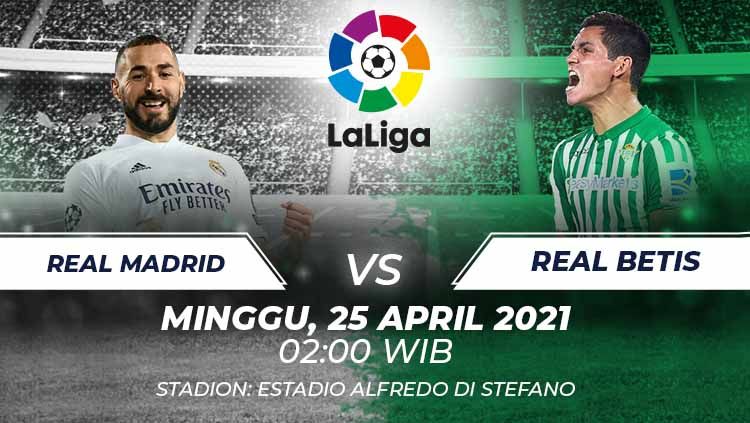 Link Live Streaming LaLiga Spanyol: Real Madrid Vs Real Betis - INDOSPORT