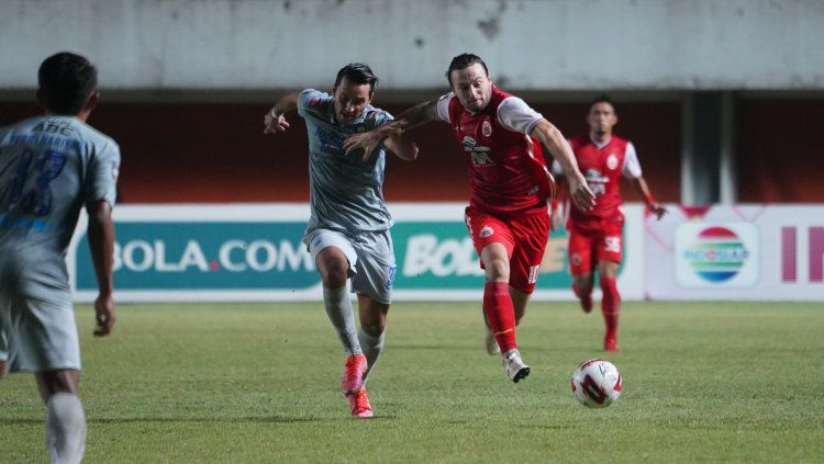 Laga leg 1 final Piala Menpora 2021 antara Persija vs Persib di Stadion Maguwoharjo, Kamis (22/04/21). Copyright: © Khairul Imam/Persija