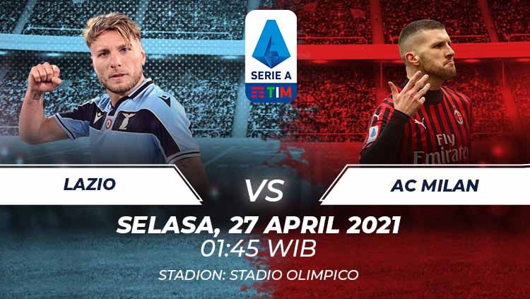 Link Live Streaming Liga Italia: Lazio vs AC Milan Copyright: © Grafis:Frmn/Indosport.com
