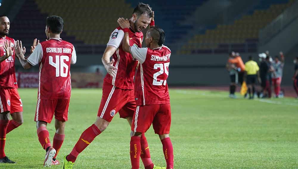 Persija Jakarta sudah memulai persiapan dalam menyongsong Liga 1 2021-2022. Copyright: © Khairul Imam/Persija