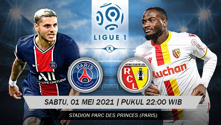 link live streaming pertandingan ligue 1 psg vs rc lens indosport